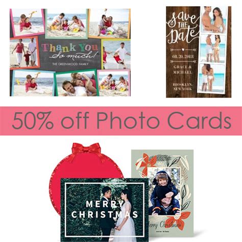 Walgreens : 50% off Photo Cards | MyBargainBuddy.com