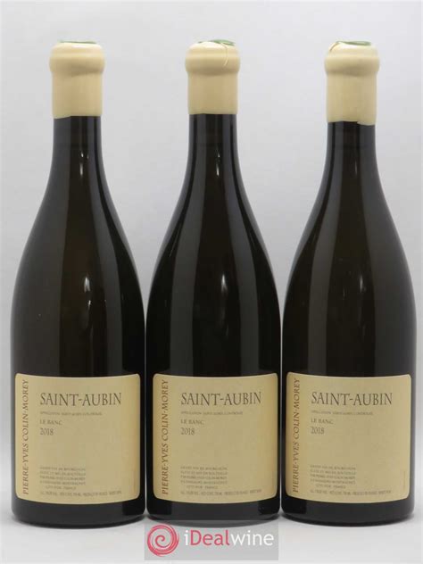 Acheter Saint Aubin Le Banc Pierre Yves Colin Morey 2018 Lot B2181523