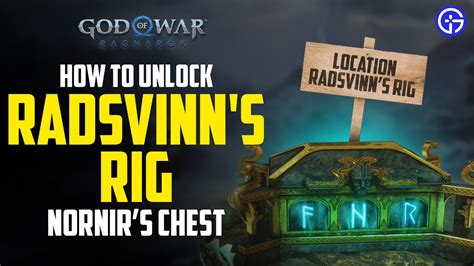 Radsvinns Rig Nornir Chest God Of War Ragnarok Puzzle Solution How