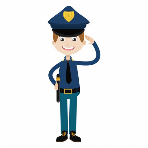 Boy Cop Officer Police Policeman Icon Download On Iconfinder