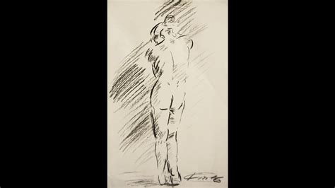 apprendre à dessiner un nu étude de nu en 3mn dessin au fusain