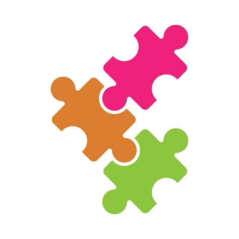Logo Puzzle | Vecteur Premium