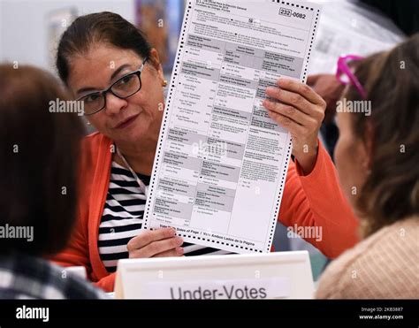 November 16 2018 Orlando Florida United States Election Workers