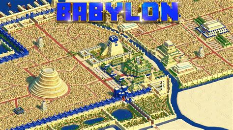 BABYLON Minecraft Timelapse 1200 Hours YouTube