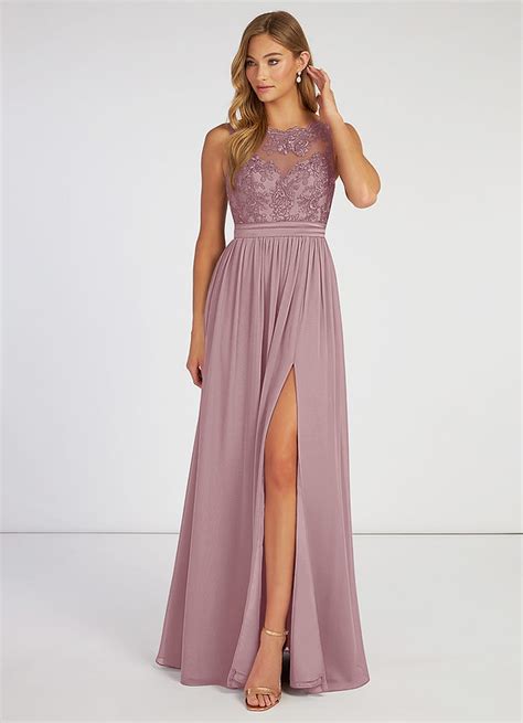 Dusty Rose Azazie Elly Bridesmaid Dresses Azazie