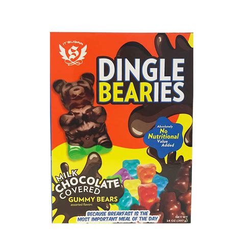 Dingle Bearies Caja Grande Novedosa De Ositos De Gomita