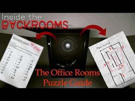 Inside The Backrooms The Office Rooms Puzzle Guide YouTube