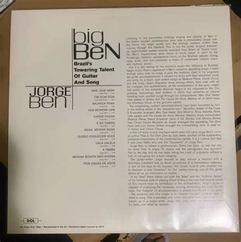 Lp Vinil Jorge Ben Samba Esquema Novo Importado Zero à venda em