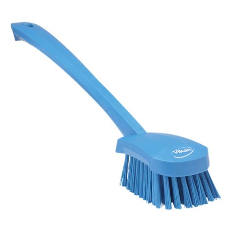 Vikan 41863 Washing Brush With Long Handle 415 Mm Hard Blue AAVA