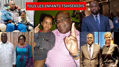 Tous les enfants du président Félix Antoine Tshisekedi Tshilombo