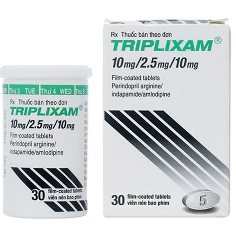 Triplixam 10mg 2 5mg 10mg Thuốc điều Trị Tăng Huyết áp