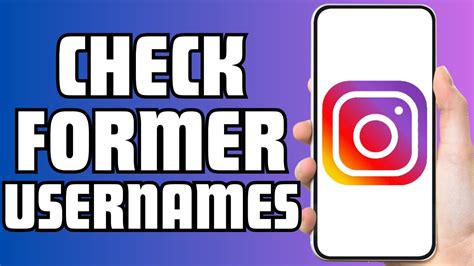 How To Check Former Usernames On Instagram Youtube