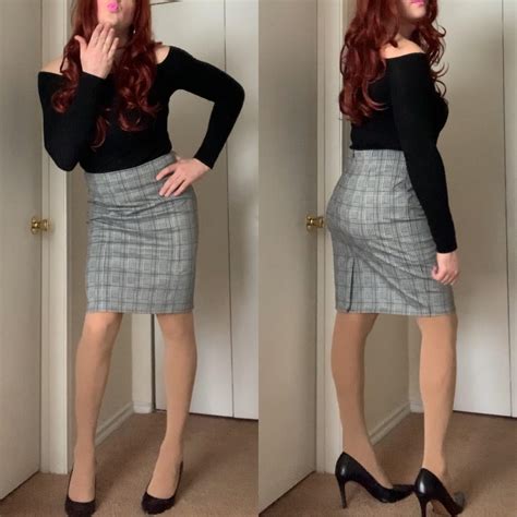 Pencil Skirt And Pumps Rcrossdressing