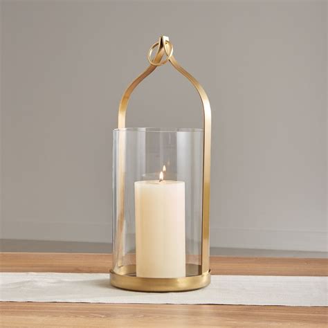 Priya Brass Lantern 20 Crate And Barrel Havenly