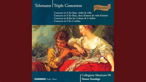 Concerto In F Major For 3 Violins And Strings Musique De Table Ii Twv