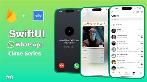 NEW SwiftUI WhatsApp Clone Firebase StreamSDK IOS 16 Xcode