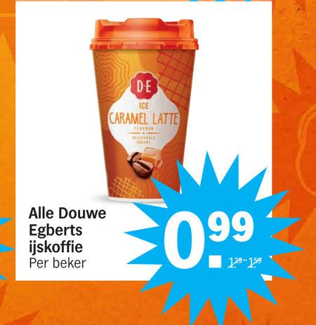 Douwe Egberts Ijskoffie Folder Aanbieding Bij Albert Heijn Details