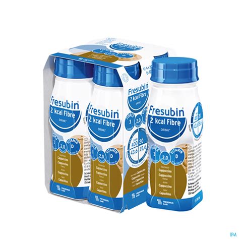 Fresubin 2 Kcal Fibre Drink 200ml Cappuccino Vitamines En