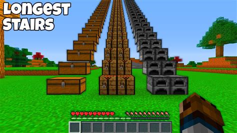 Where Do Lead Longest Stairs In Minecraft I Found A New Tallest