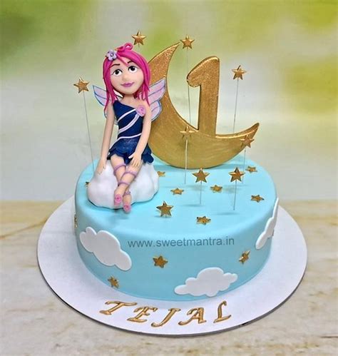 Fairy And Moon Cake Decorated Cake By Sweet Mantra Cakesdecor