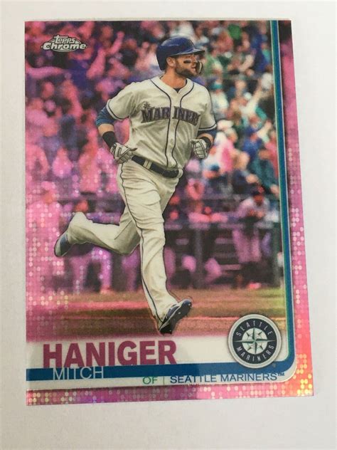 2019 Topps Chrome Pink Refractor 138 Mitch Haniger For Sale Online