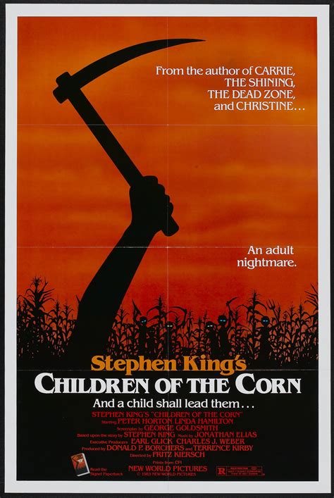 Children Of The Corn My First Scary Movie Stephen King