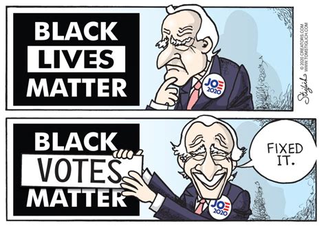 Cartoons Joe Biden Apologizes For Comments About Black Voters