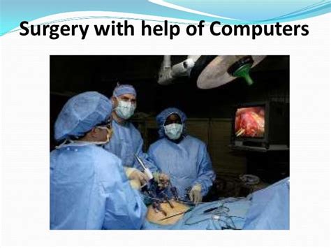 Computers In Medical Field