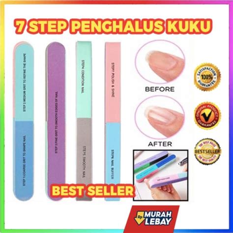 NAIL BUFFER 7 STEPS ALAT PENGHALUS KUKU AMPLAS KIKIR MANICURE PEDICURE