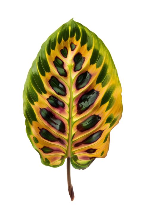 Vistoso Hoja De Calathea Planta Png