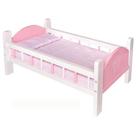 Wooden Doll Pink Bed By Viga Toys Romantic Flair Original