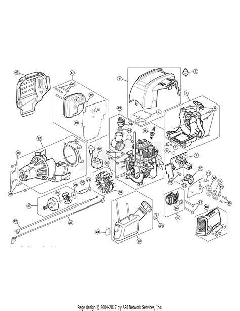 Troy Bilt Tb525ec Parts Diagram Parts Trimmer Bilt Troy Stri