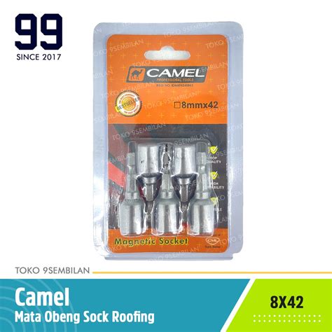 Jual Camel Mata Obeng Magnet Sok Roofing 8 X 42 65 Mm Socket Bor Baut