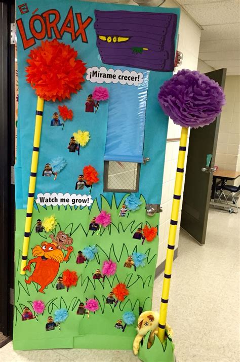 Dr Seuss Door Decoration The Lorax K5 Dual Language Door