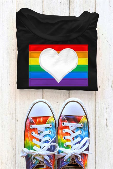Rainbow LGBT Gay Pride Flag Love Applique Embroidery File