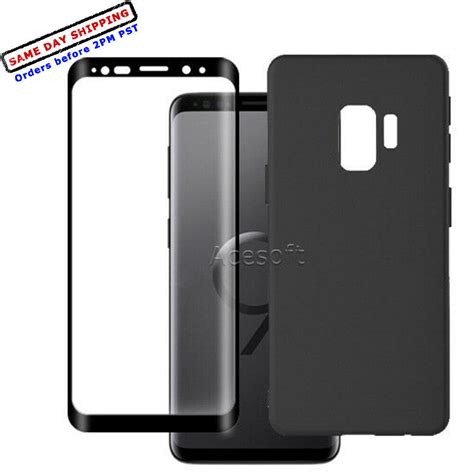 For Samsung Galaxy S9 Sm G960u Ultra Slim Silicone Case Cover Screen Protector Ebay