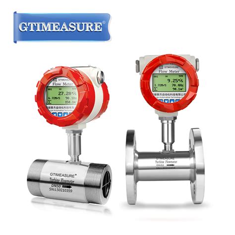 DN50 DN80 DN100 DN150 SS304 Turbine Flowmeter With RS 485 Communication