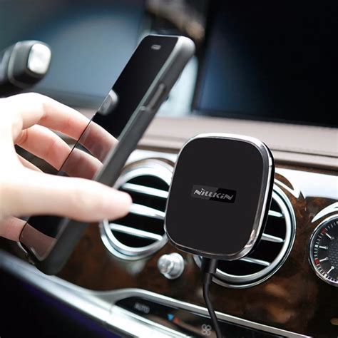 Nillkin Wireless Car Charger 360 Rotary Car Mounted Standard QC Magnetic Wireless Car Charger ...