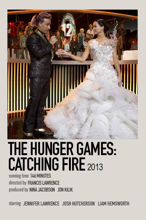 The Hunger Games Catching Fire By Jessi Film Posters Minimalist