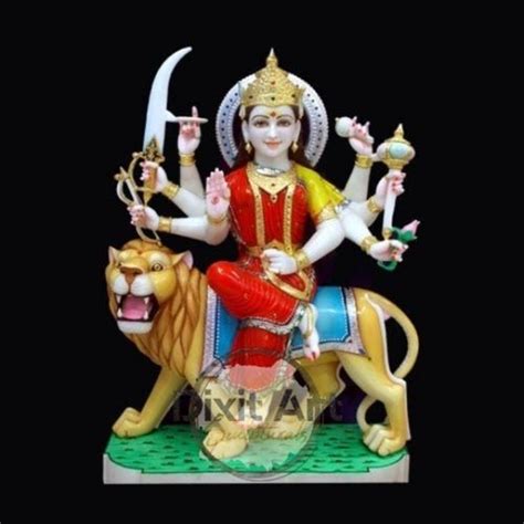 Marble Durga Mata Murti At Best Price In Jaipur Dixit Art Sculpturals