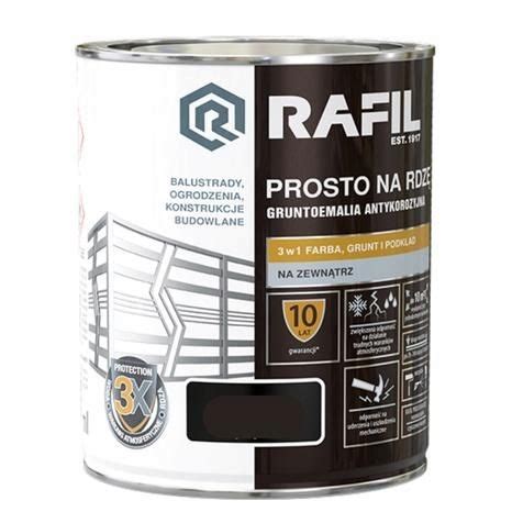 RAFIL PROSTO Na Rdzę 2 5l biały RAL9003 Połysk 000000000091020602