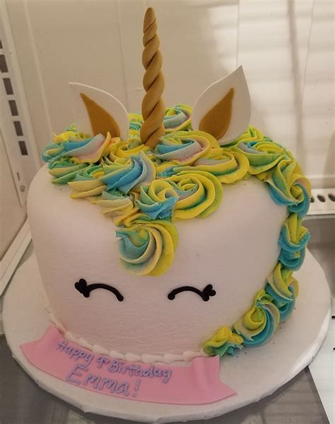 Pastel Color Unicorn Cake Adrienne And Co Bakery Unicorn Cakes Pastel