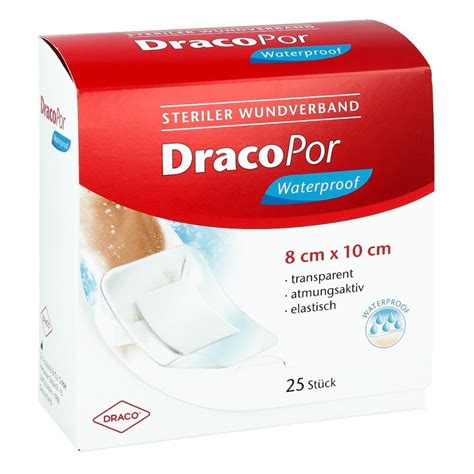 Dracopor Waterproof Wundverband Steril X Cm Stk