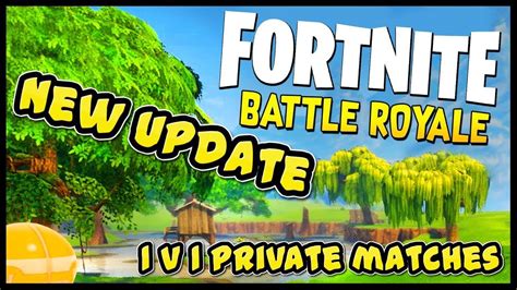 Fortnite Battle Royale Private Matches 1v1 Win First Look Youtube