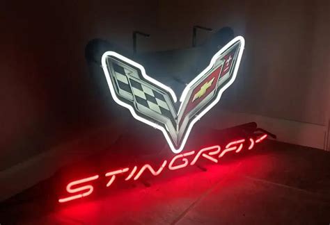 DT Chevrolet Corvette Stingray Neon Sign PCARMARKET