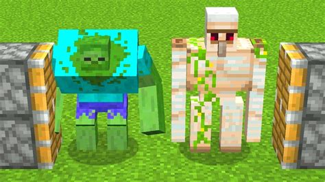 Mutant Zombie Iron Golem Youtube