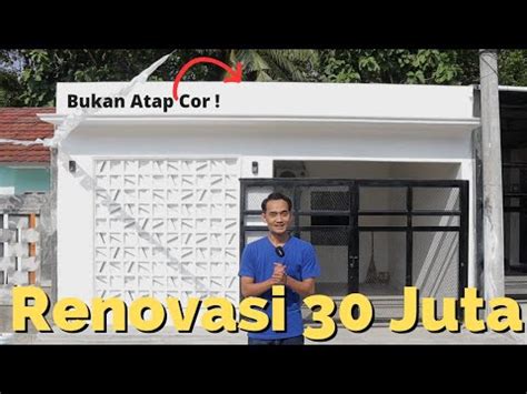 Renovasi Rumah Subsidi Teras 30 Jutaan Putihnya Clean Bgt YouTube