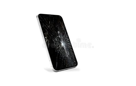 Broken White Iphone Screen