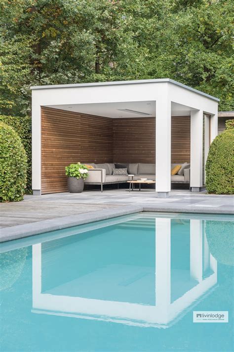 Moderne Poolhouse In Hout En Crepi Te Zoersel Livinlodge