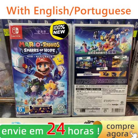 Jogo Switch Mario Rabbids Sparks of Hope Nintendo Switch Jogos Mídia